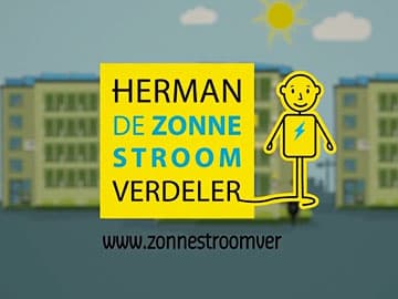 Herman de Zonnestroomverdeler infographics