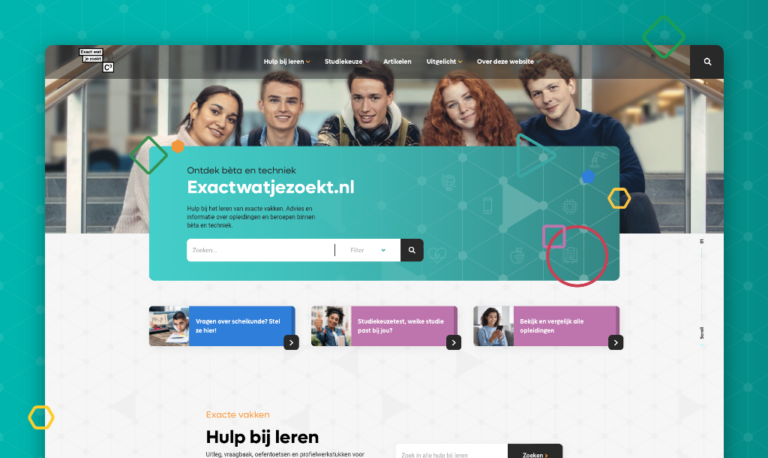 Stichting C3: Exact Wat Je zoekt website Web development & Design